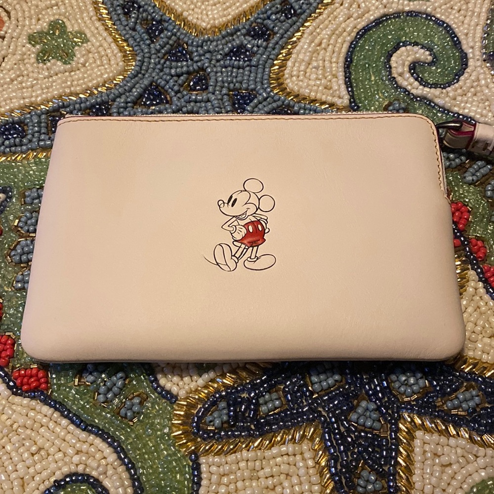 Limited Edition Coach Mickey Wristlet